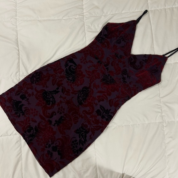 Windsor maroon mini dress - Picture 4 of 5